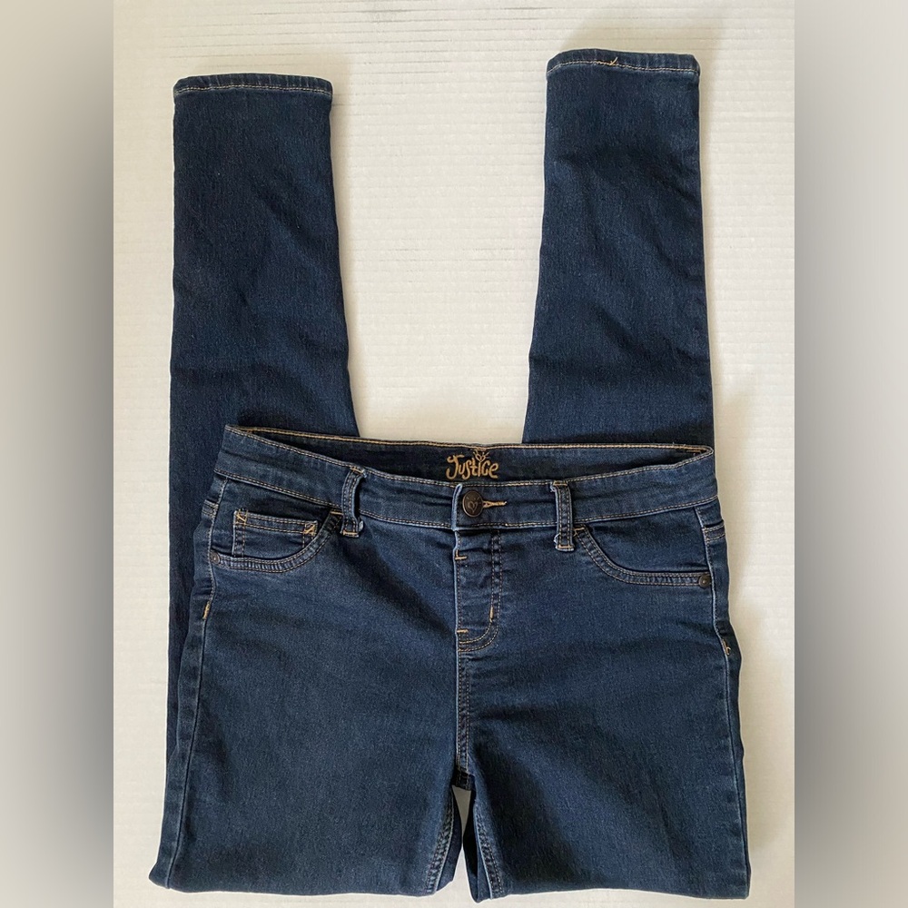 Justice Size 16 Simply Low Jegging Justice Skinny Jeggings Dark Wash